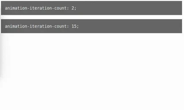 Властивість `animation-iteration-count`