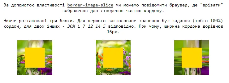 Властивість `border-image-slice`